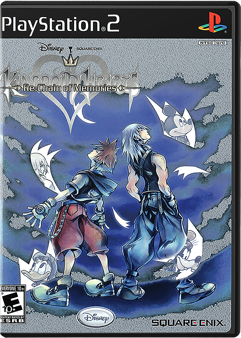 Kingdom Hearts RE Chain of Memories box art for Playstation 2